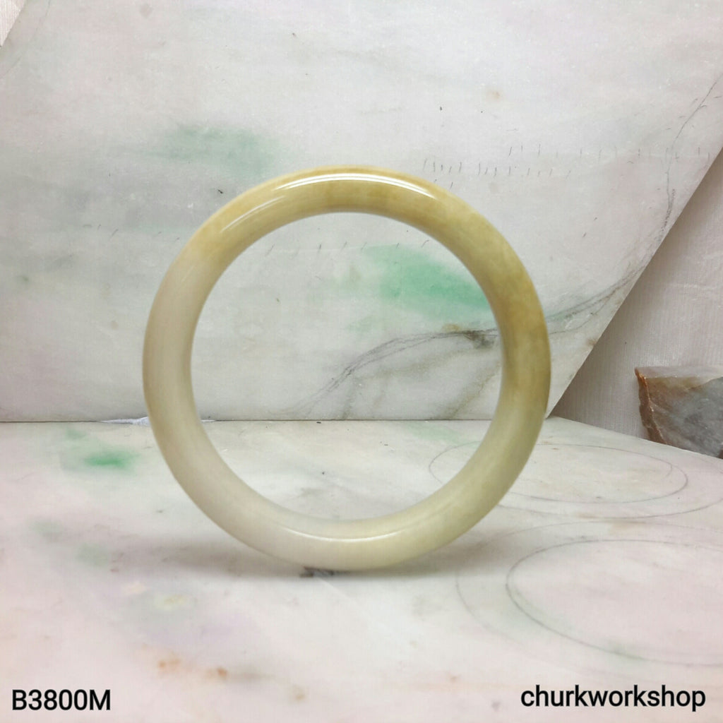 Yellow jade bangle
