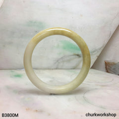 Yellow jade bangle