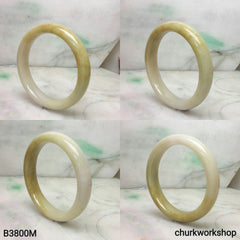 Yellow jade bangle