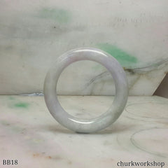 Lavender baby jade bangle