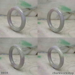 Lavender baby jade bangle