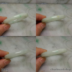 Light green baby jade bangle