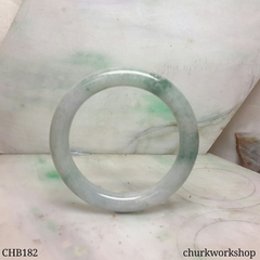 Large bluish green jade bangle