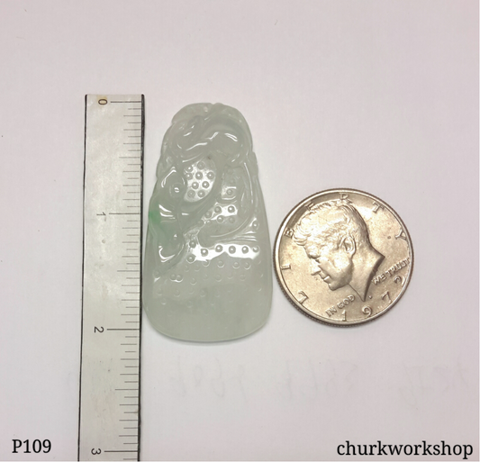 White jade carved pendant