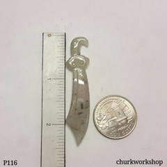 Jade sword pendant