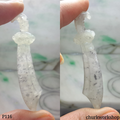 Jade sword pendant