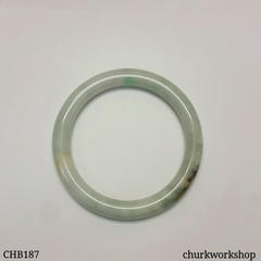 Small multi color jade bangle