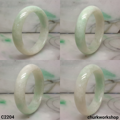 White base jade bangle