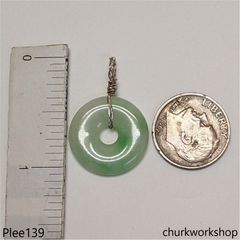 Small jade Donut pendant