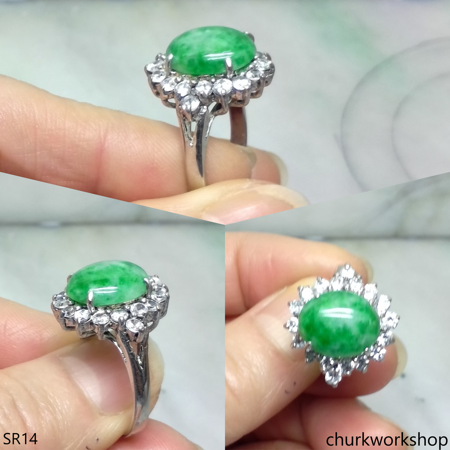Reserved for Lai-oy Jade oval ring