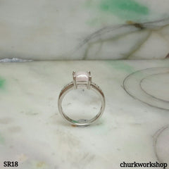 Lavender jade ring