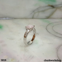 Lavender jade ring