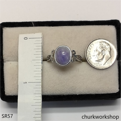 Lavender jade ring