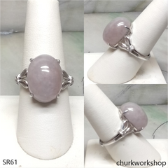 Lavender jade ring