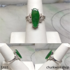 Green jade ring