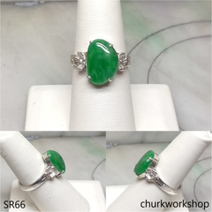 Green jade ring