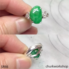 Green jade ring