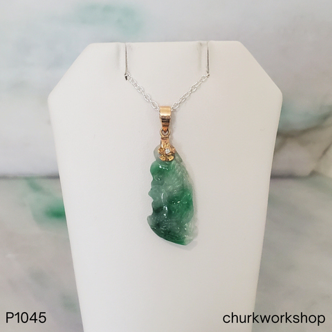 Green Phoenix jade pendant