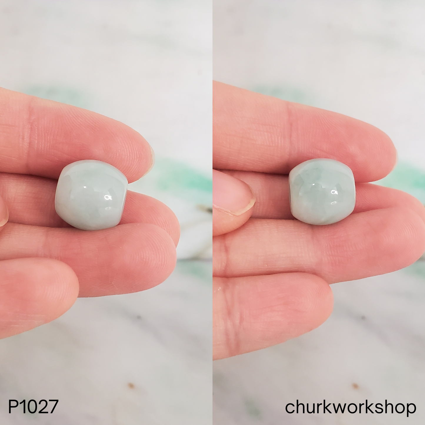Pale Green Jade Tubes Necklace