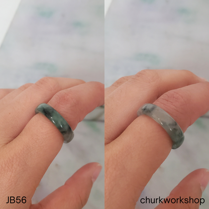 Unisex square jade band