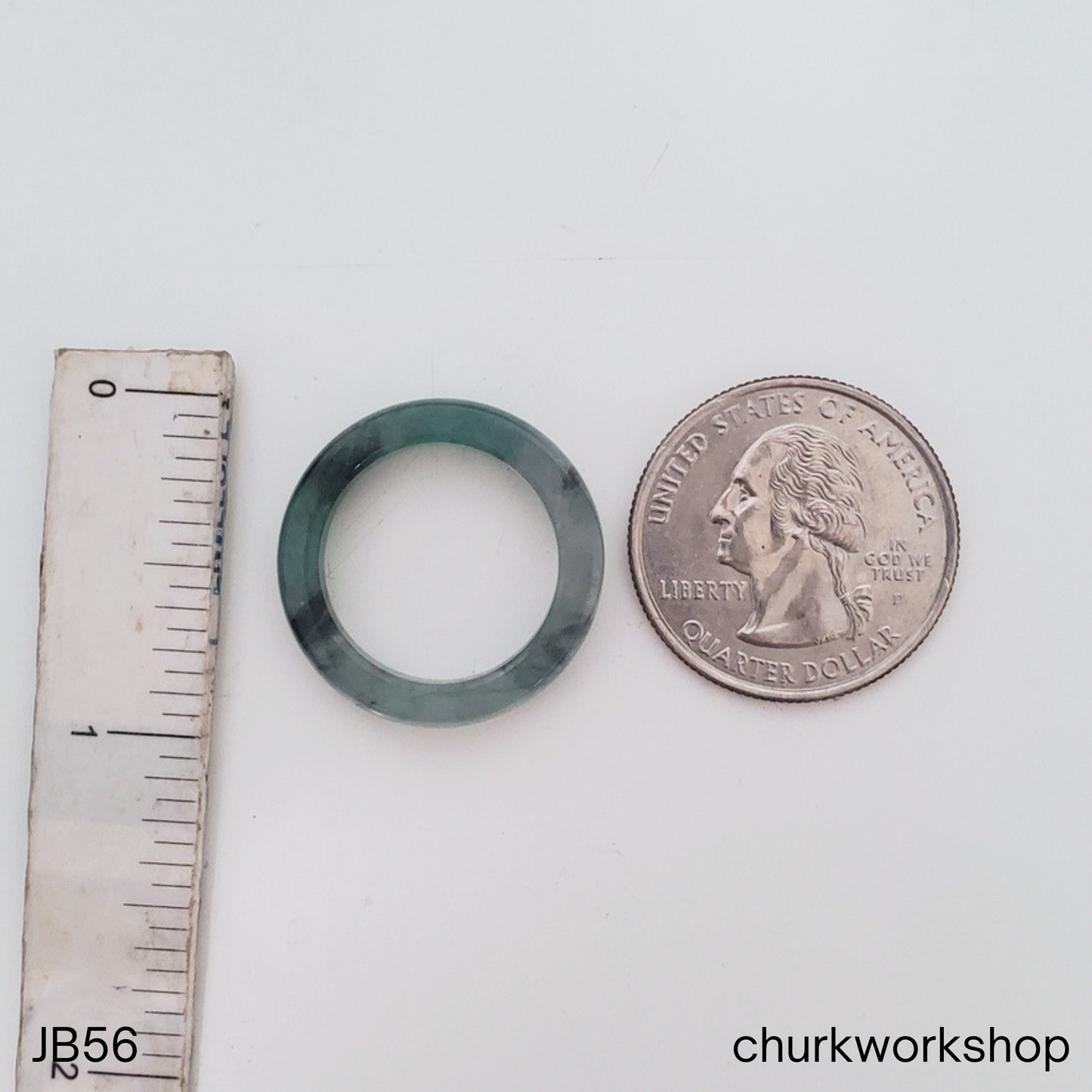 Unisex square jade band