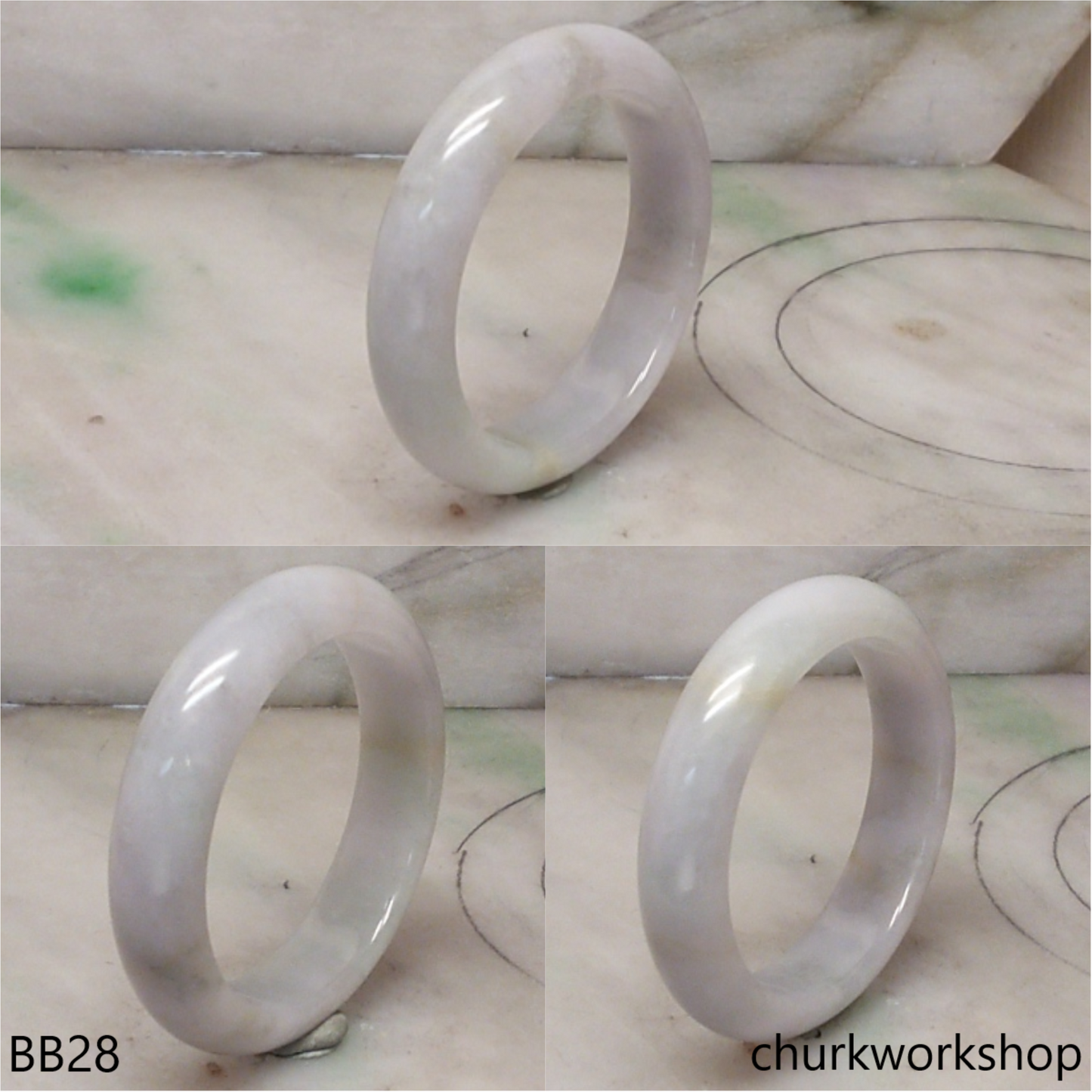 Baby jade bangle