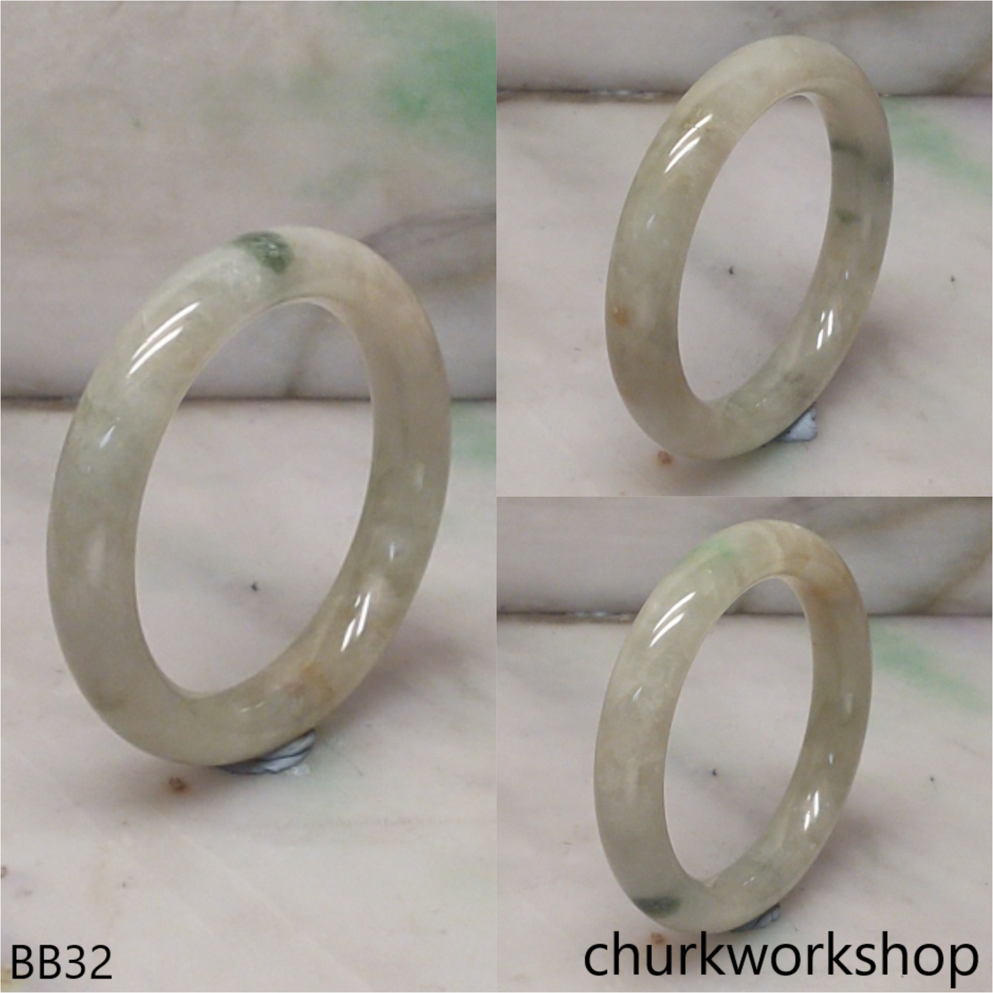 Pale green baby bangle
