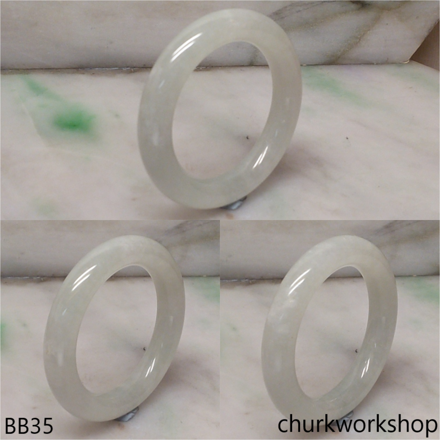 Pale green baby bangle