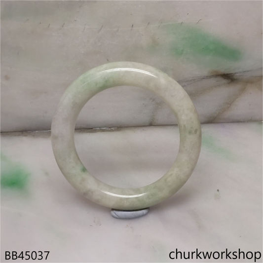 Light green baby jade bangle