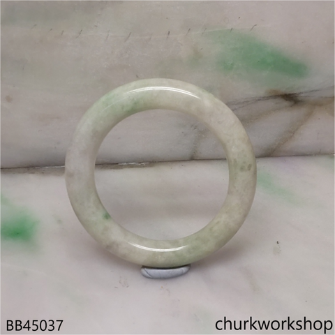 Light green baby jade bangle