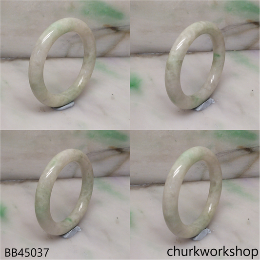 Light green baby jade bangle