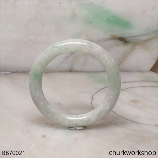Light green baby jade bangle