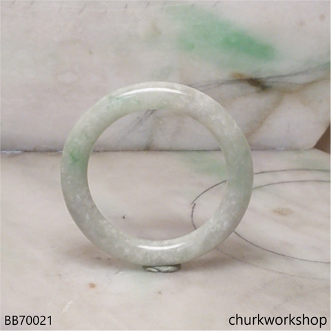 Light green baby jade bangle