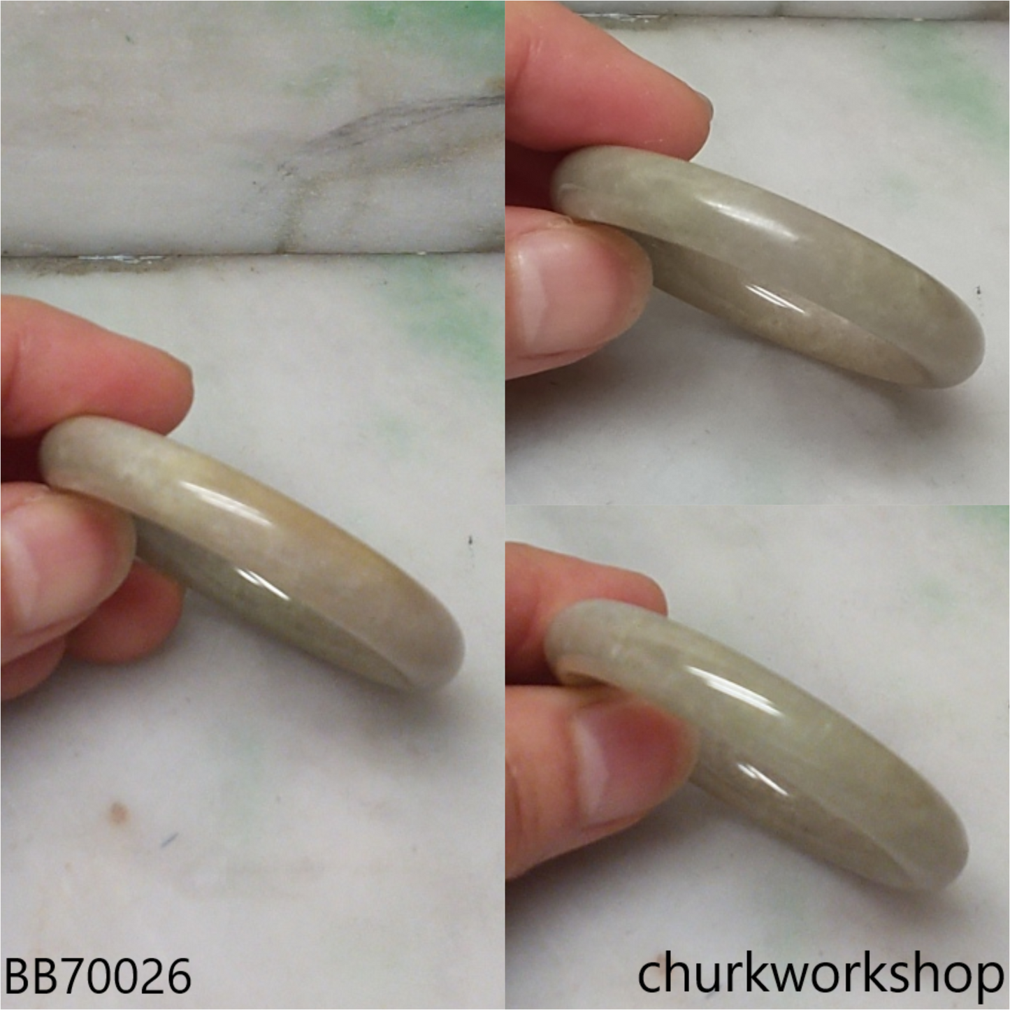 Grayish lavender baby bangle