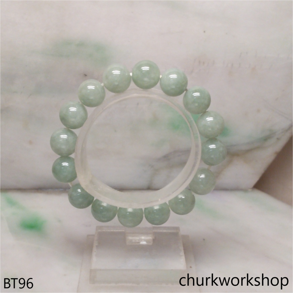 Light bluish green beads bracelet
