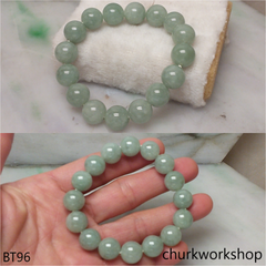 Light bluish green beads bracelet