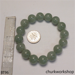 Light bluish green beads bracelet