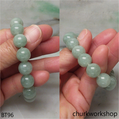 Light bluish green beads bracelet