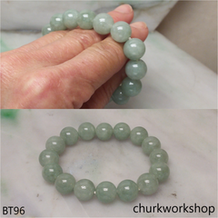 Light bluish green beads bracelet