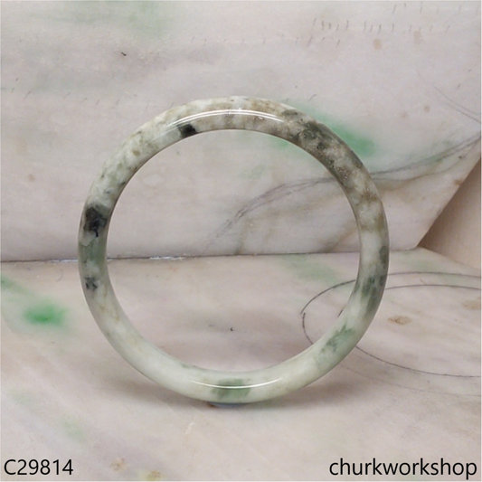 Multicolor jade bangle
