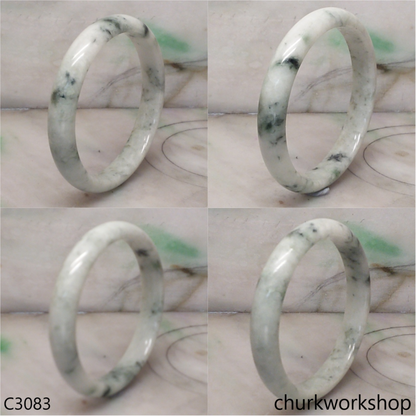 Large light green jade bangle