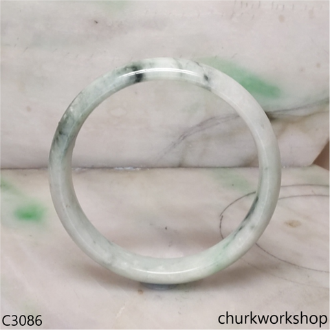 Large light green jade bangle