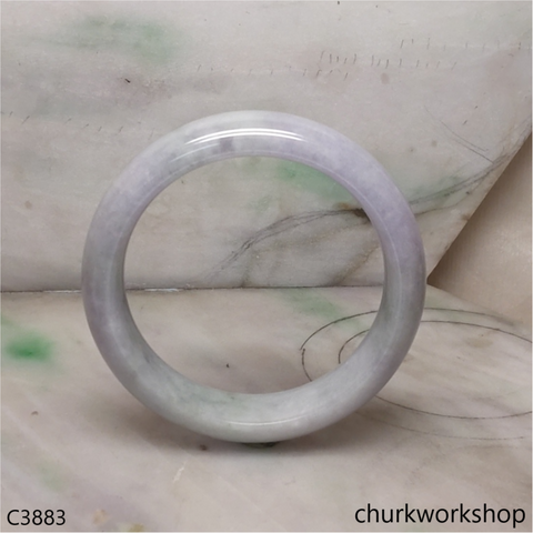 Lavender mix green jade bangle