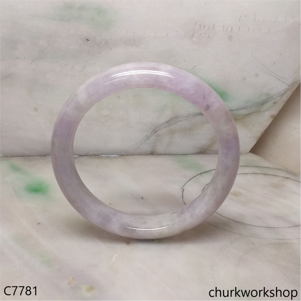 Lavender hot sale jade bangle