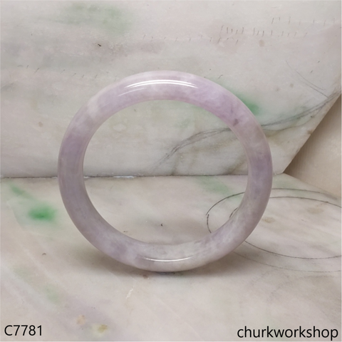 Lavender jade bangle