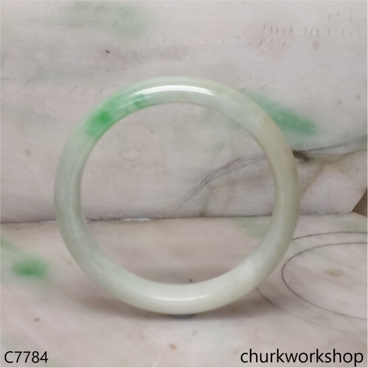 Light green jade bangle