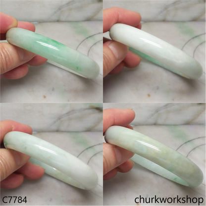 Light green jade bangle