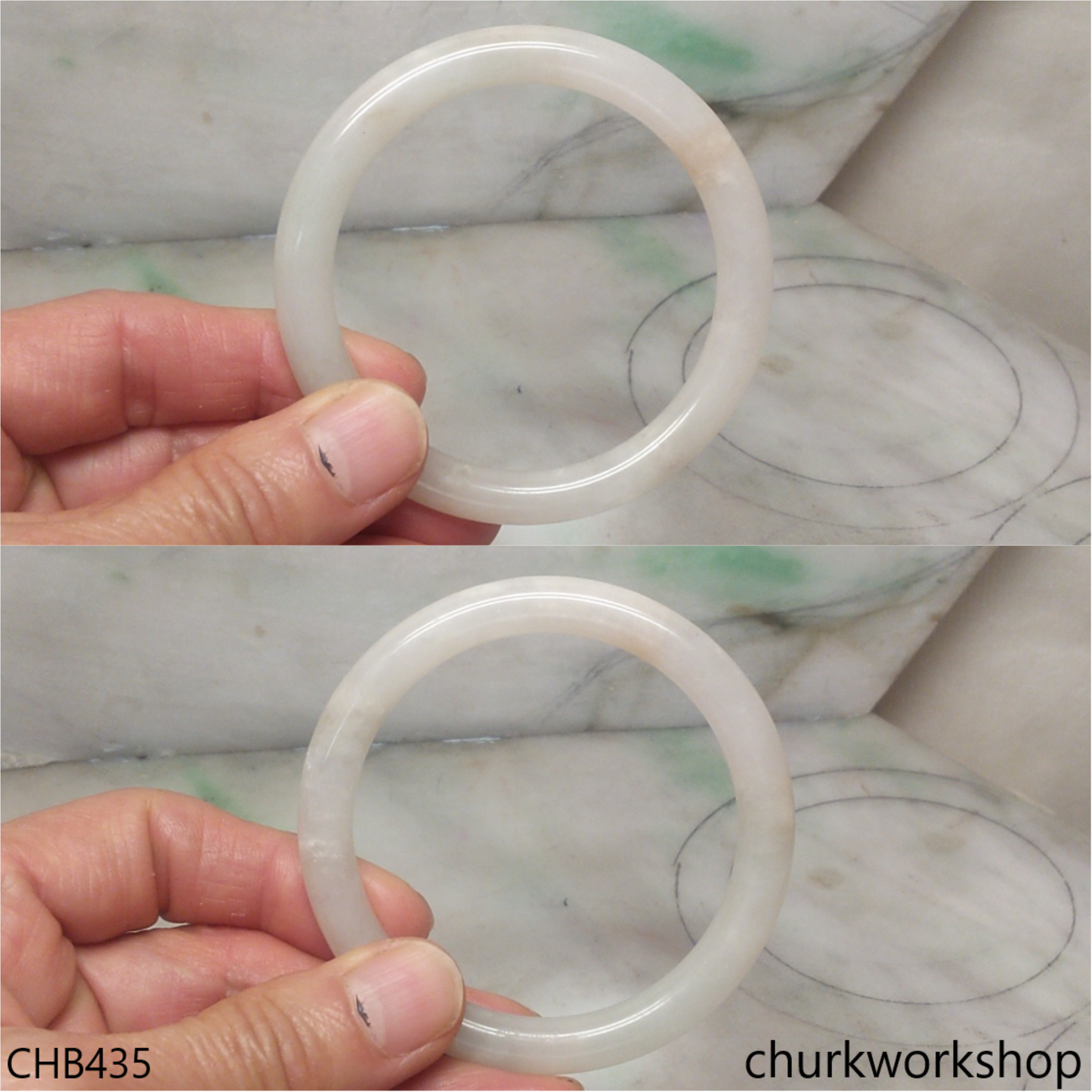 White jade bangle
