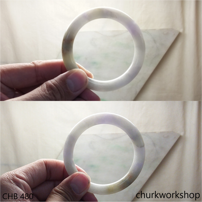 Lavender with brownish jade bangle