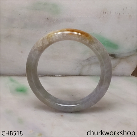 Grayish lavender jade bangle